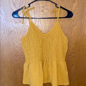 peplum tank top